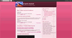 Desktop Screenshot of miquelperismusical.blogspot.com