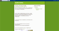Desktop Screenshot of aldearural.blogspot.com