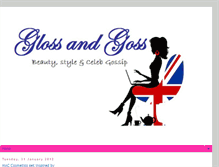 Tablet Screenshot of glossandgossuk.blogspot.com