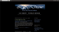 Desktop Screenshot of lizdrewnews.blogspot.com