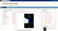 Desktop Screenshot of filmcriticsguild.blogspot.com
