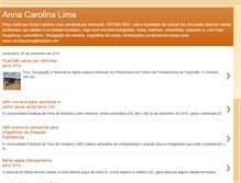 Tablet Screenshot of annacarolinalima.blogspot.com