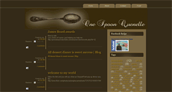 Desktop Screenshot of onespoonquenelle.blogspot.com