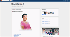 Desktop Screenshot of freesinhalasongs.blogspot.com