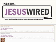 Tablet Screenshot of jesuswired.blogspot.com