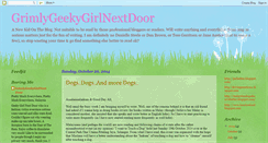 Desktop Screenshot of grimlygeekygirlnextdoor.blogspot.com