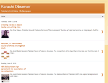 Tablet Screenshot of karachi-observer.blogspot.com