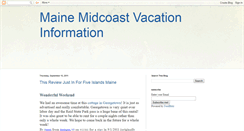 Desktop Screenshot of maine-midcoast-vacation.blogspot.com