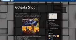 Desktop Screenshot of golgotashop.blogspot.com