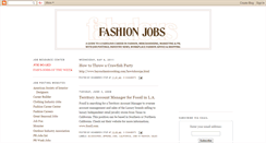 Desktop Screenshot of fabulousfashionjobs.blogspot.com