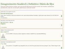 Tablet Screenshot of diariodamya.blogspot.com