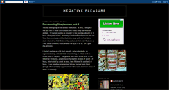 Desktop Screenshot of negativepleasure.blogspot.com