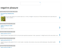 Tablet Screenshot of negativepleasure.blogspot.com