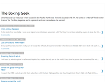 Tablet Screenshot of boxinggeek.blogspot.com