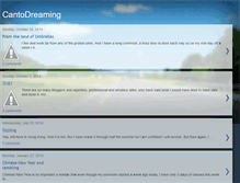 Tablet Screenshot of cantodreaming.blogspot.com