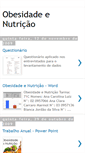 Mobile Screenshot of obesidadeenutricao.blogspot.com