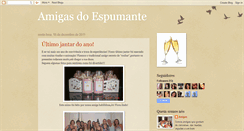 Desktop Screenshot of amigasdoespumante.blogspot.com