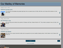 Tablet Screenshot of amedleyofmemories.blogspot.com