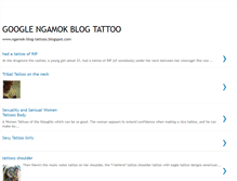 Tablet Screenshot of ngamok-blog-tattoos.blogspot.com