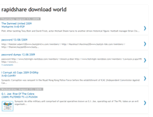 Tablet Screenshot of downloaddumps.blogspot.com
