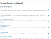 Tablet Screenshot of fantasycombatinvitational.blogspot.com