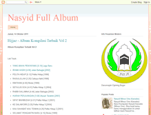 Tablet Screenshot of nasyidfullalbum.blogspot.com