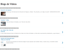 Tablet Screenshot of blogsdevideos.blogspot.com