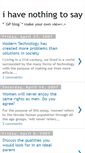 Mobile Screenshot of ivenothingtowrite.blogspot.com