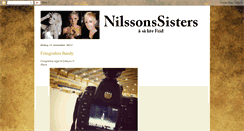 Desktop Screenshot of nilssonssisters.blogspot.com