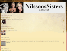 Tablet Screenshot of nilssonssisters.blogspot.com