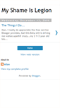 Mobile Screenshot of myshameislegion.blogspot.com