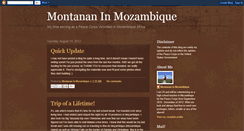 Desktop Screenshot of montananinmozambique.blogspot.com