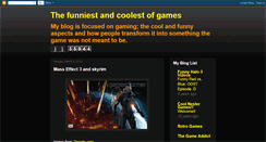 Desktop Screenshot of funnycoolgames-gamergeek.blogspot.com