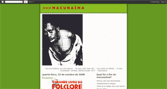 Desktop Screenshot of portalmacunaima.blogspot.com
