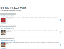 Tablet Screenshot of bibihasthelastword.blogspot.com
