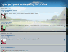 Tablet Screenshot of miyukiyokoyama.blogspot.com