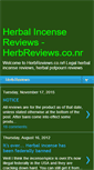 Mobile Screenshot of herbreviews.blogspot.com