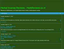 Tablet Screenshot of herbreviews.blogspot.com