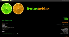 Desktop Screenshot of frutasacidas.blogspot.com