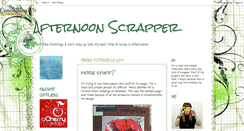 Desktop Screenshot of afternoonscrapper.blogspot.com