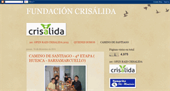 Desktop Screenshot of fundaciocrisalida.blogspot.com