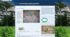 Desktop Screenshot of goodchildfamilyreunion.blogspot.com