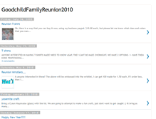 Tablet Screenshot of goodchildfamilyreunion.blogspot.com