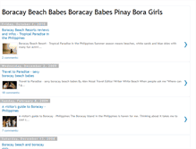 Tablet Screenshot of boracay-babes-beach.blogspot.com