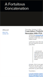 Mobile Screenshot of fortuitousconcatenation.blogspot.com