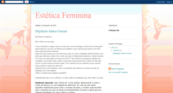 Desktop Screenshot of esteticafeminina11.blogspot.com