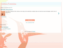 Tablet Screenshot of esteticafeminina11.blogspot.com