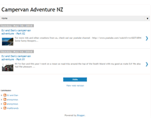Tablet Screenshot of campervanadventurenz.blogspot.com