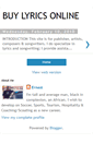 Mobile Screenshot of buythelyrics.blogspot.com