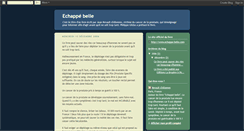 Desktop Screenshot of echappe-belle.blogspot.com